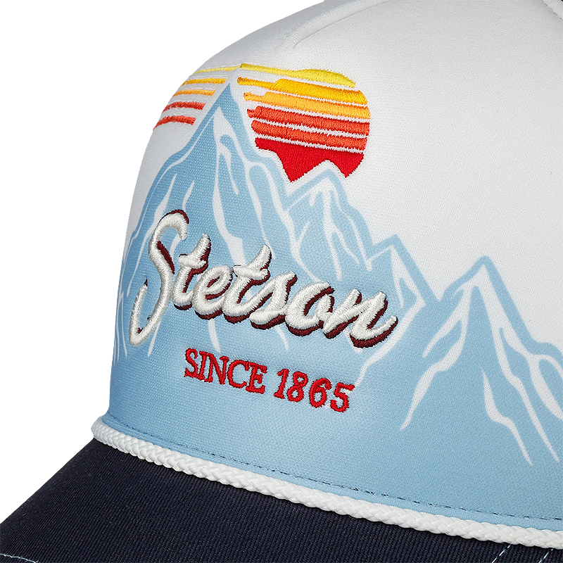 Stetson Alpine Sunset Trucker Cap close-up