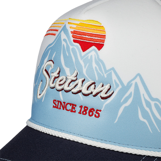 Stetson Alpine Sunset Trucker Cap close-up