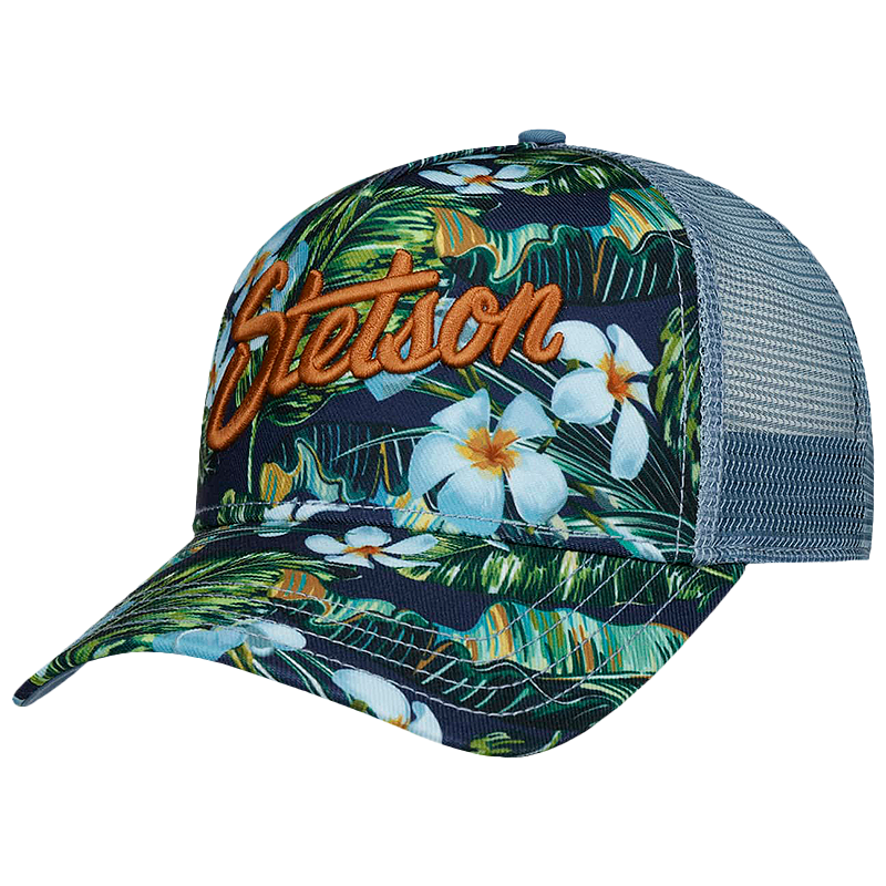 Stetson Hawaii Flower Trucker Cap