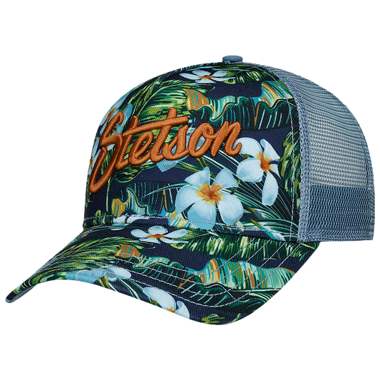 Stetson Hawaii Flower Trucker Cap