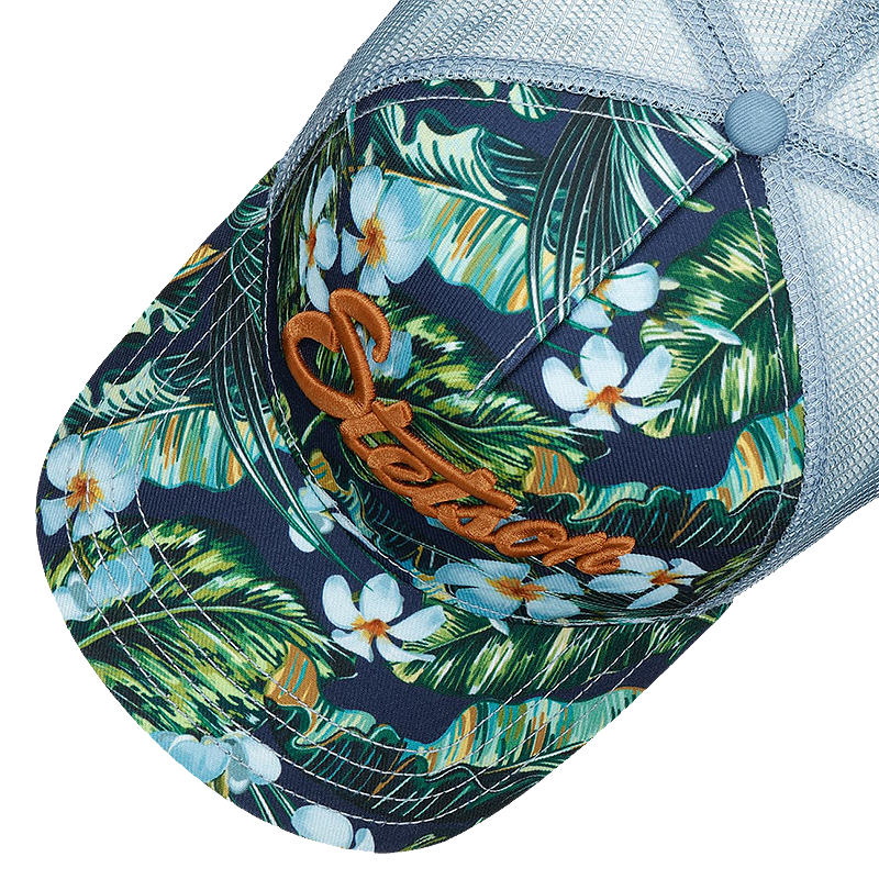 Stetson Hawaii Flower Trucker Cap from above
