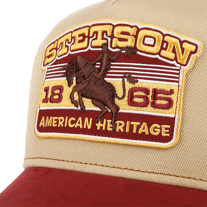 Stetson Heritage Rodeo Trucker Cap close-up