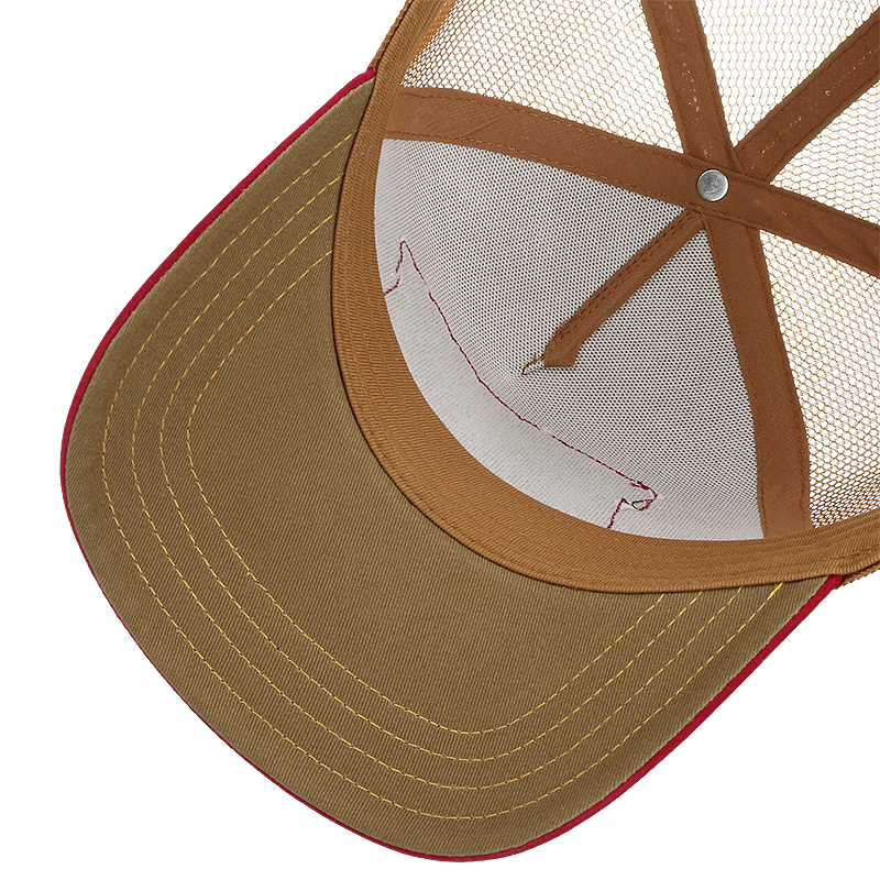 Stetson Heritage Rodeo Trucker Cap underside