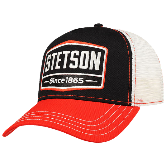 Highway Trucker Cap, Black & Orange