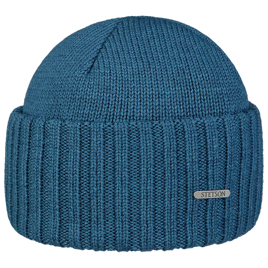 Northport Knit Hat, Petrol Blue