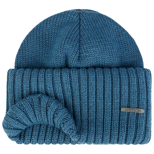 Northport Knit Hat, Petrol Blue