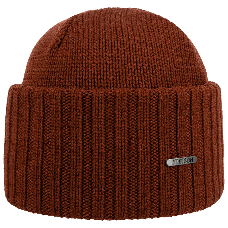 Northport Knit Hat, Rust