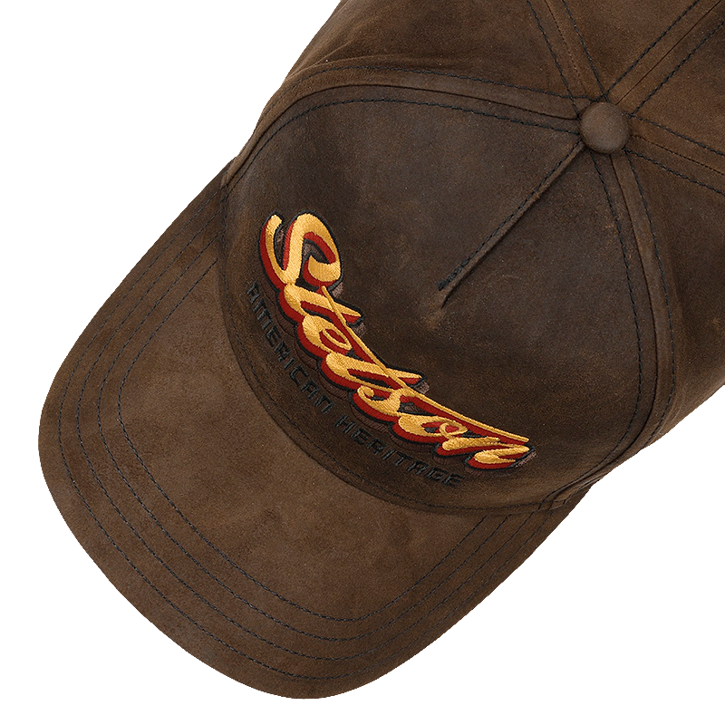 Stetson Oily Goat Suede Cap from above