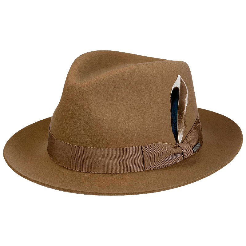 Rosedale Wool/Cashmere Fedora, Beige