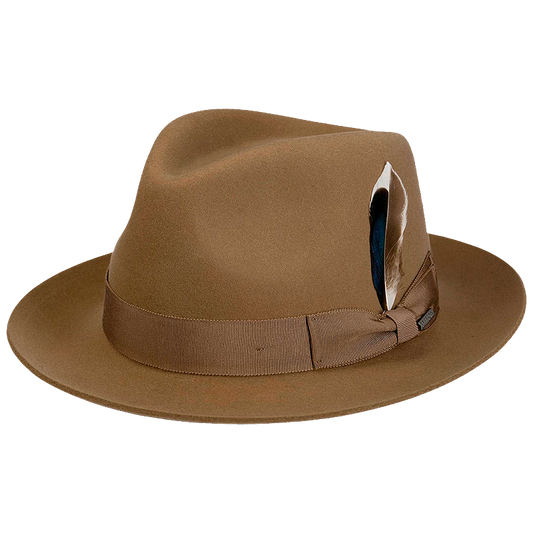 Rosedale Wool/Cashmere Fedora, Beige
