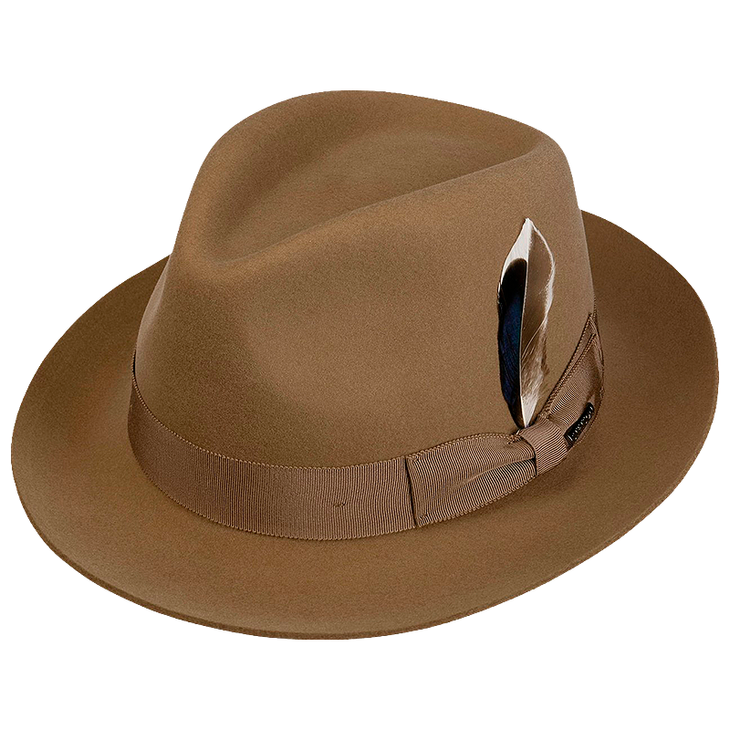 Rosedale Wool/Cashmere Fedora, Beige