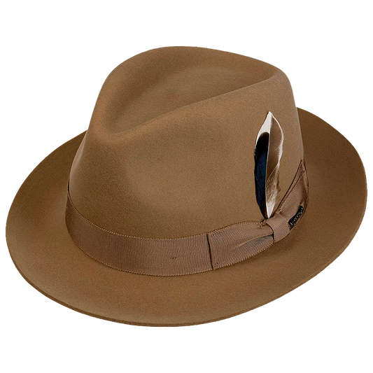 Rosedale Wool/Cashmere Fedora, Beige