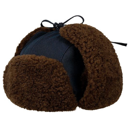 Waxed Denim Aviator Hat