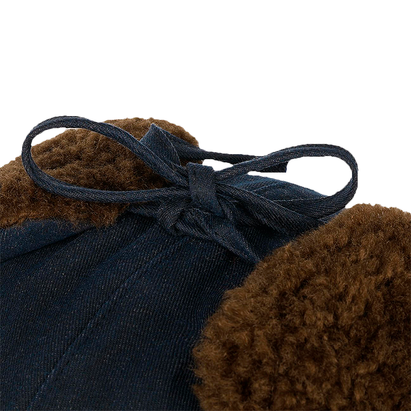 Waxed Denim Aviator Hat