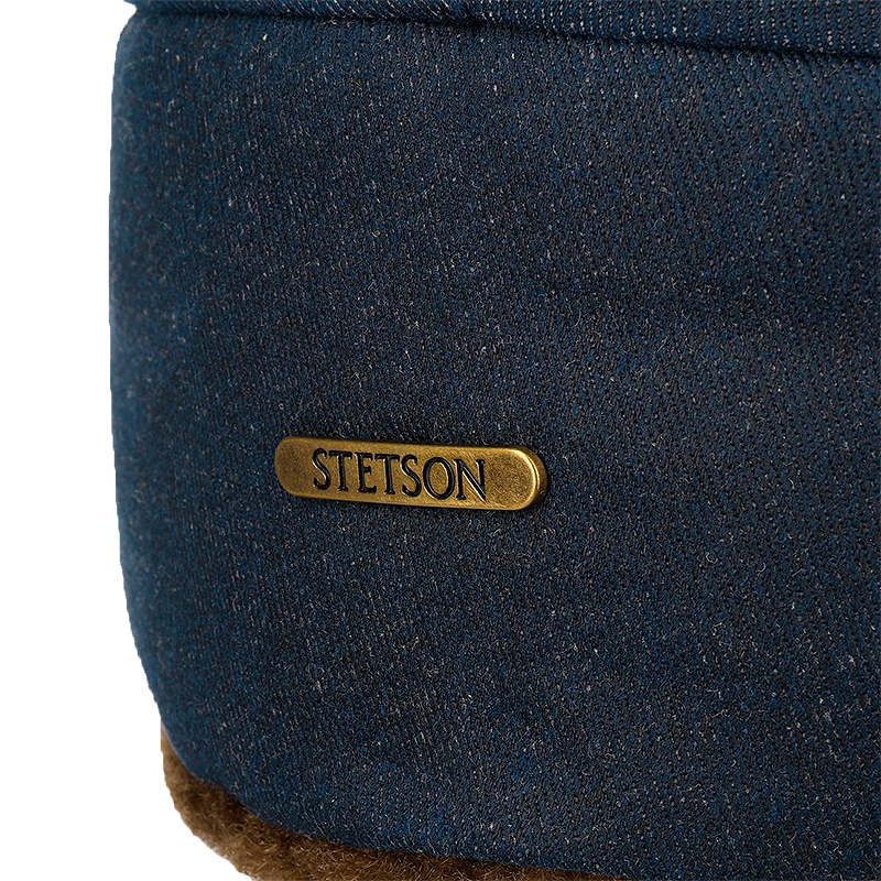 Waxed Denim Aviator Hat