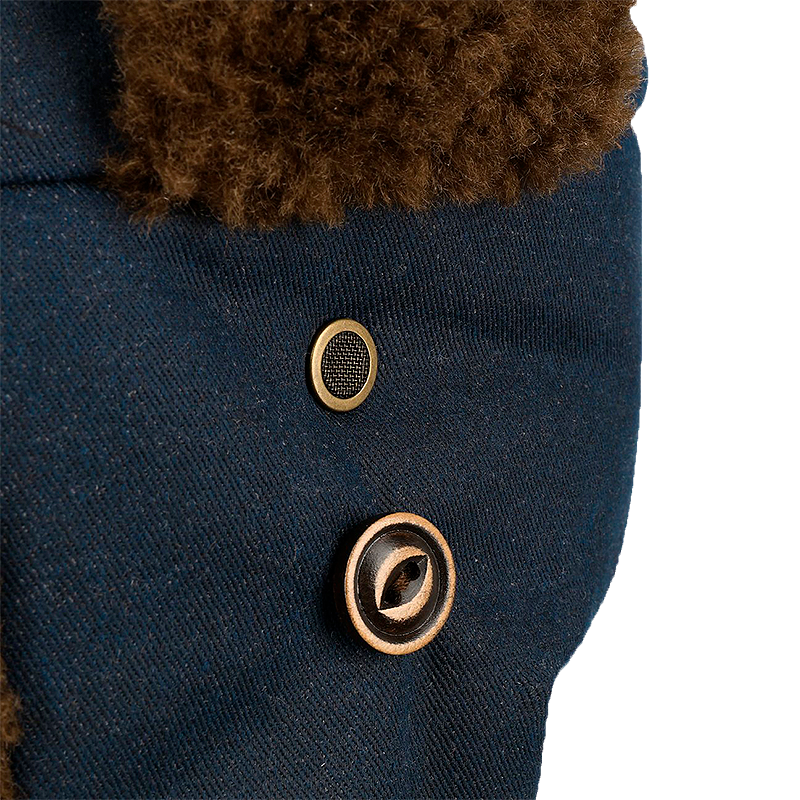 Waxed Denim Aviator Hat