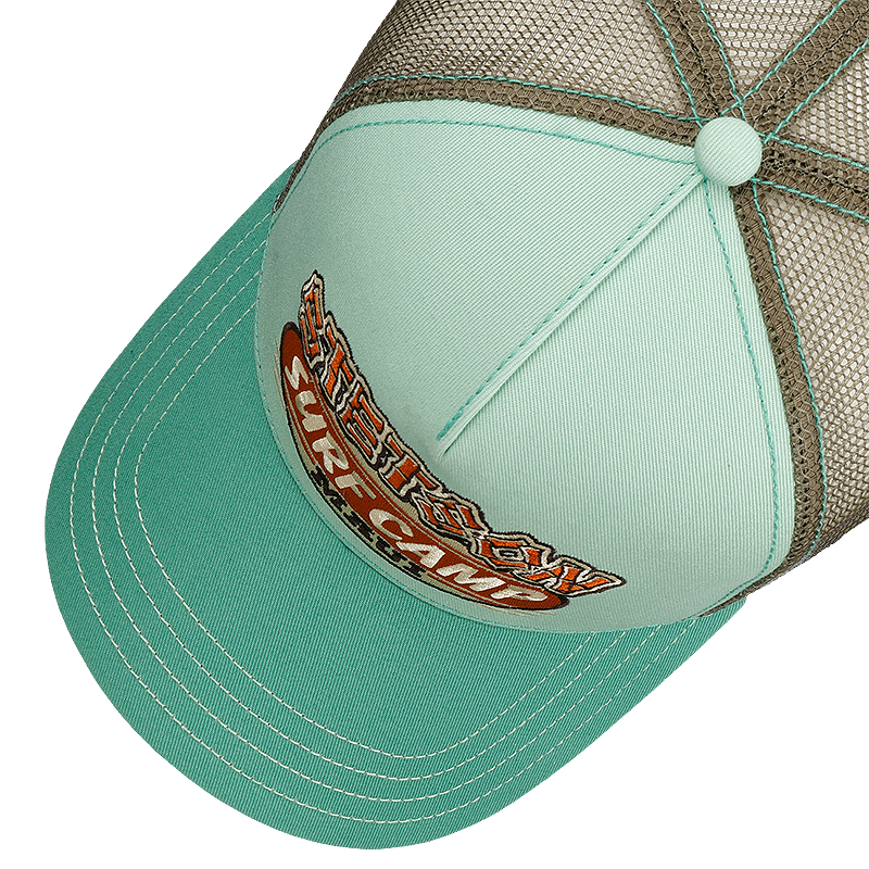 Stetson Surf Camp Trucker Cap seen from above
