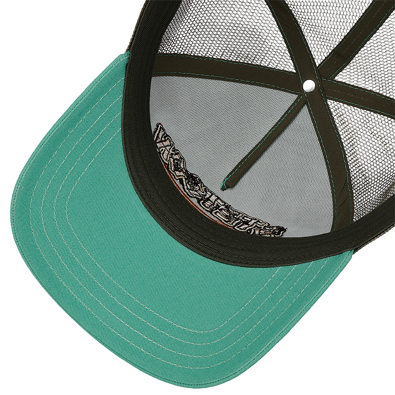 Stetson Surf Camp Trucker Cap from underneath