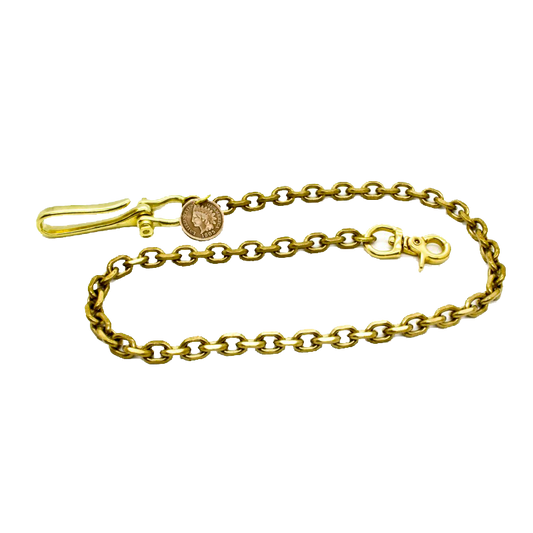 Wallet Forcat Chain With A 1900s Penny
