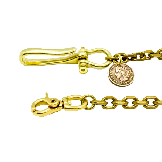 Wallet Forcat Chain With A 1900s Penny