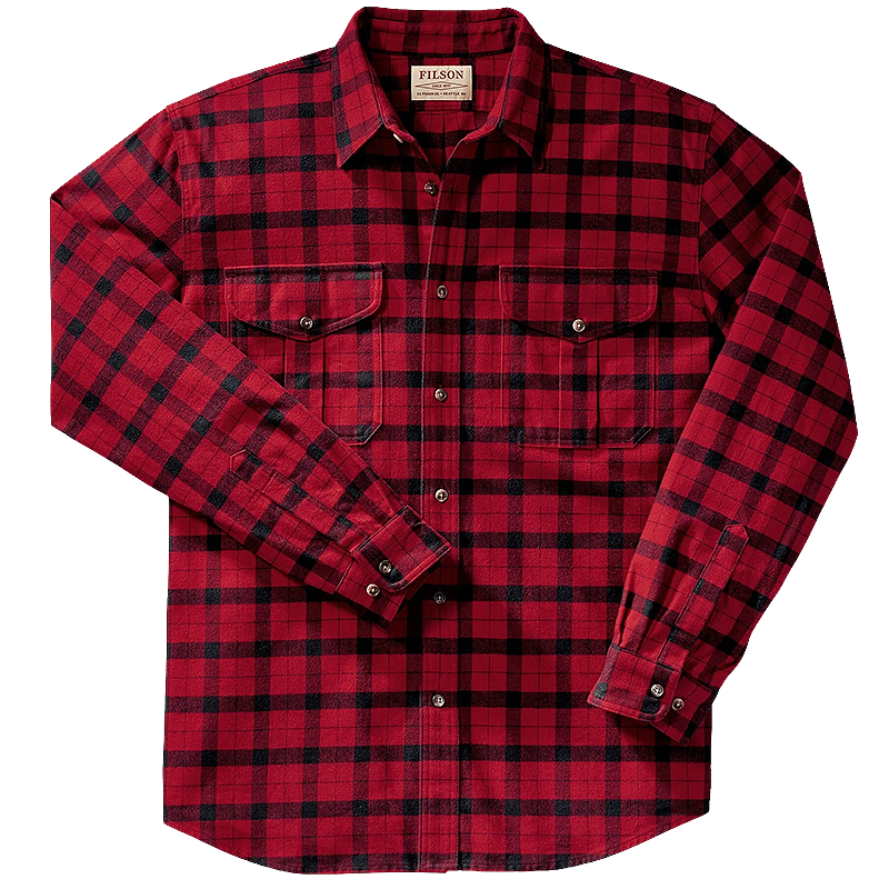 Alaskan Guide Shirt, Red/Black Plaid