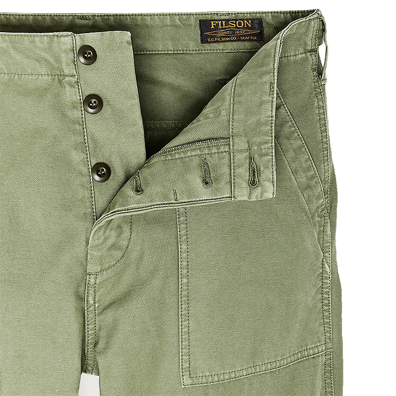 Field Supply Pants, Washed Fatigue Green
