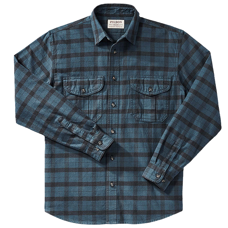 Alaskan Guide Shirt, Midnight Black Plaid