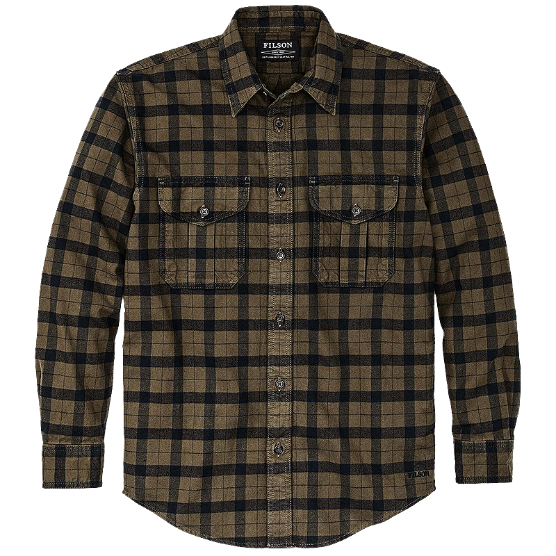 Alaskan Guide Shirt, Otter Green/Black Plaid