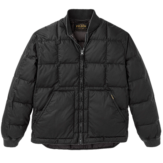 Heritage Cotton Down Jacket, Black