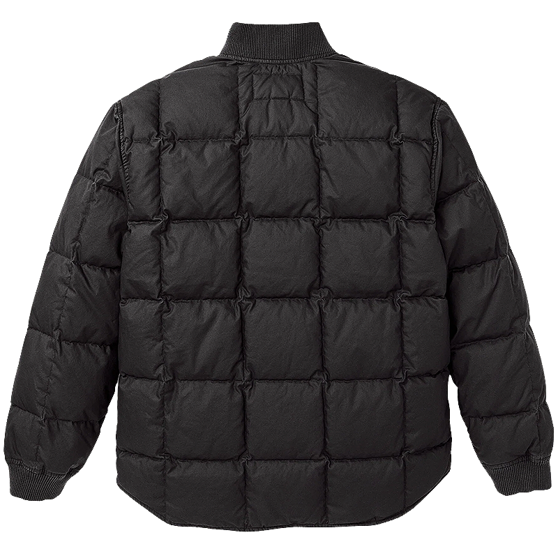 Heritage Cotton Down Jacket, Black