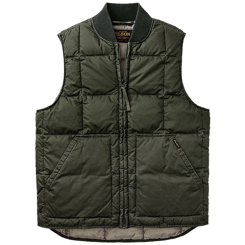 Heritage Cotton Down Vest, Beluga