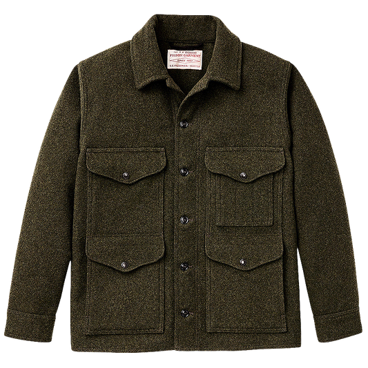 Mackinaw Wool Cruiser Jacket, Forest Green