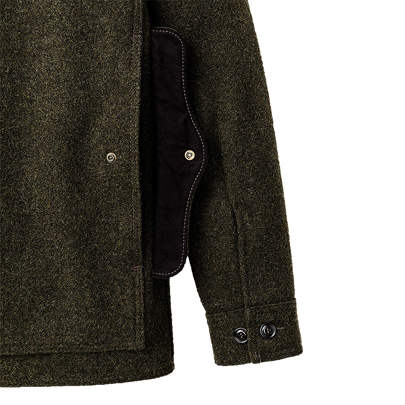 Mackinaw Wool Cruiser Jacket, Forest Green