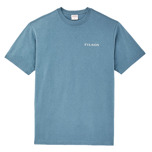Short Sleeve Scenic Graphic T-Shirt, Bluefin