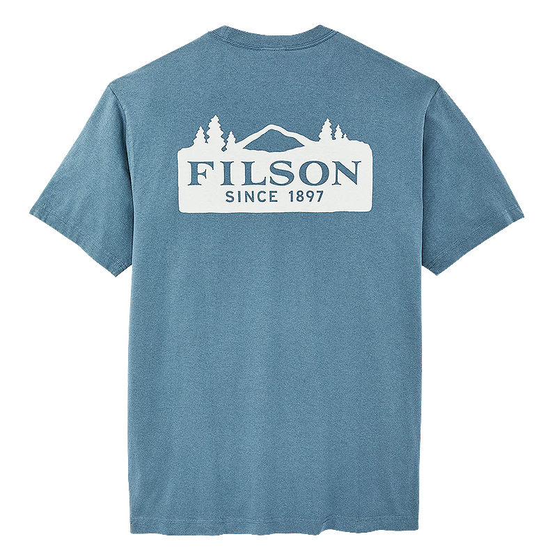 Short Sleeve Scenic Graphic T-Shirt, Bluefin