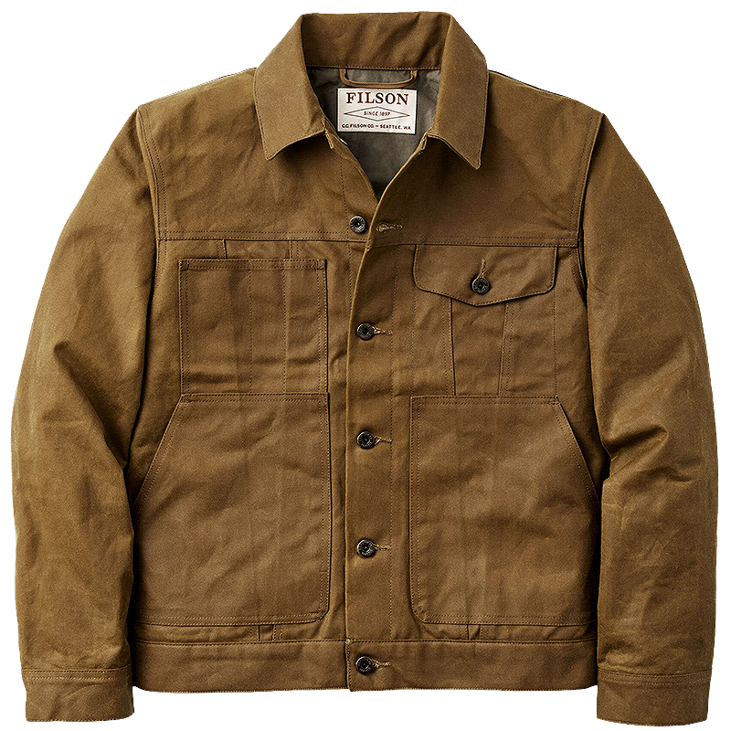 Tin Cloth Short Lined Cruiser, Dark Tan