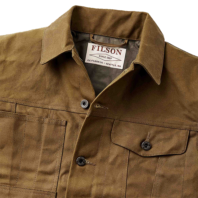 Tin Cloth Short Lined Cruiser, Dark Tan