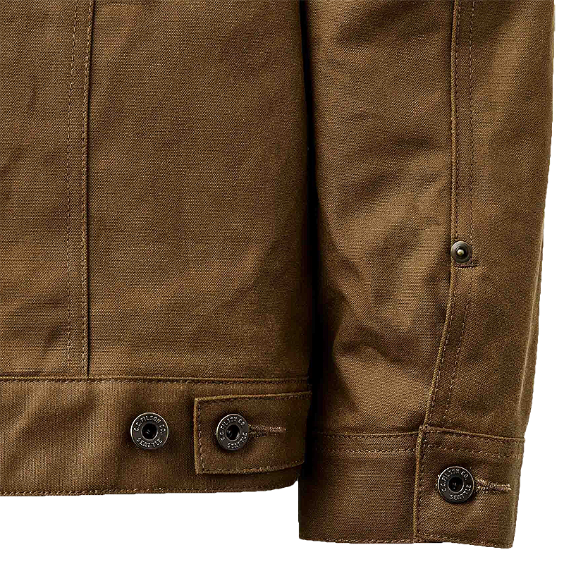 Tin Cloth Short Lined Cruiser, Dark Tan