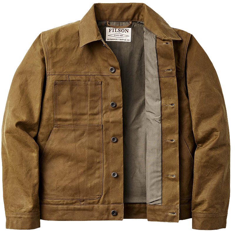 Tin Cloth Short Lined Cruiser, Dark Tan