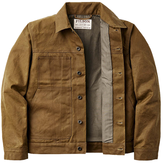 Tin Cloth Short Lined Cruiser, Dark Tan