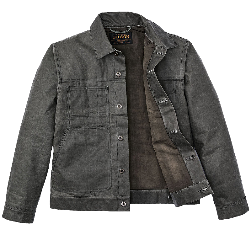 Tin Cloth Short Lined Cruiser, Castor Gray