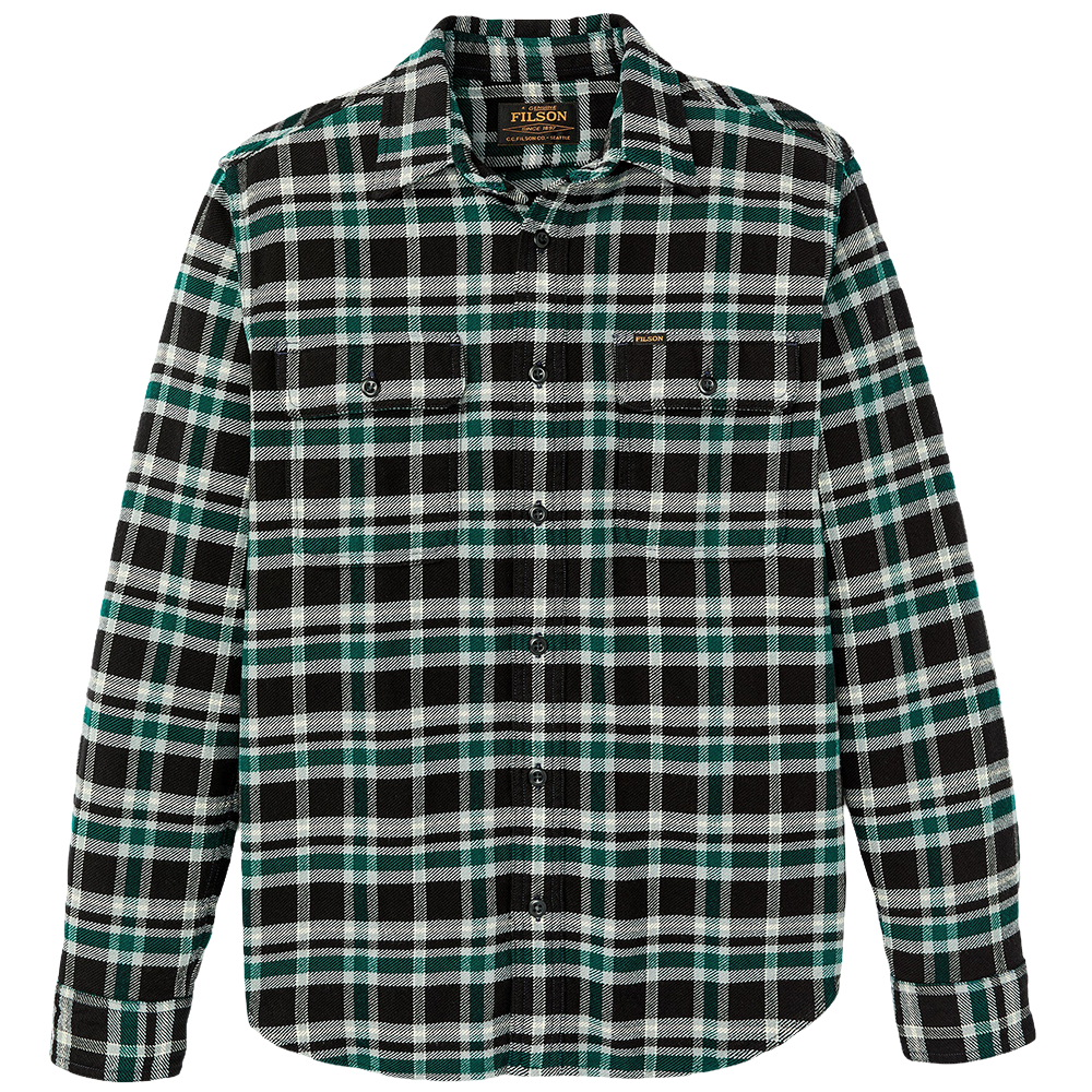 Vintage Flannel Work Shirt, vihreä-musta