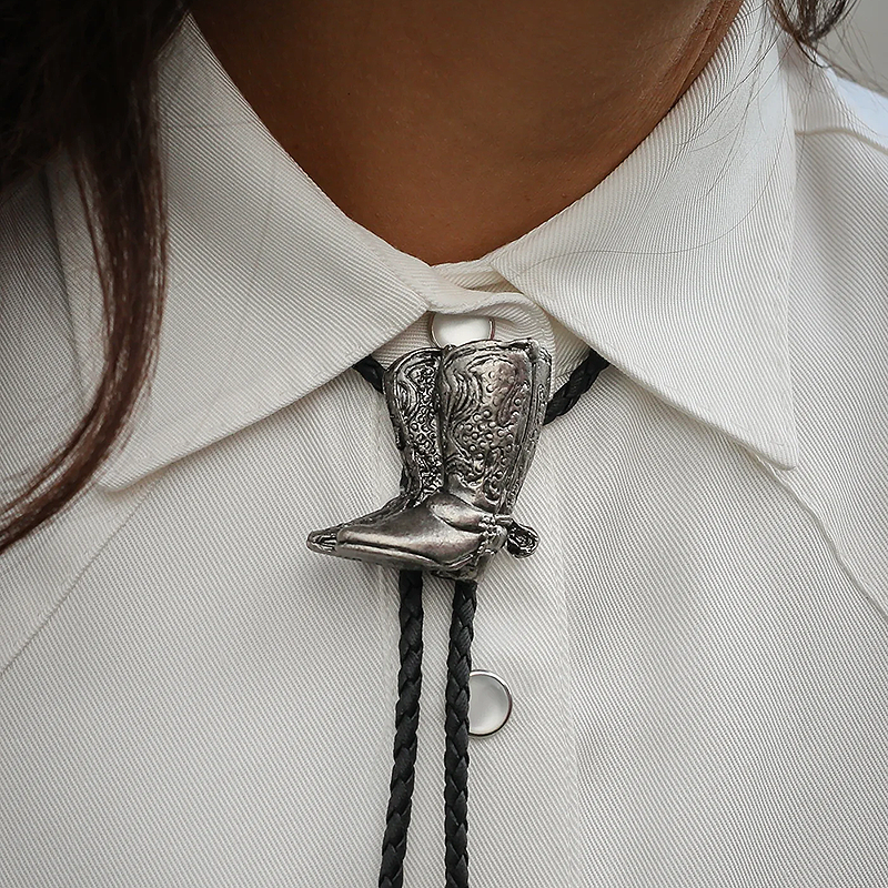 Cowboy Boots Bolo Tie