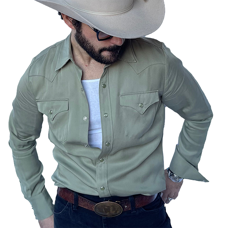 Denver Western Shirt, Green