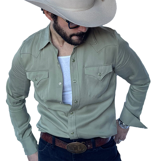 Denver Western Shirt, Green