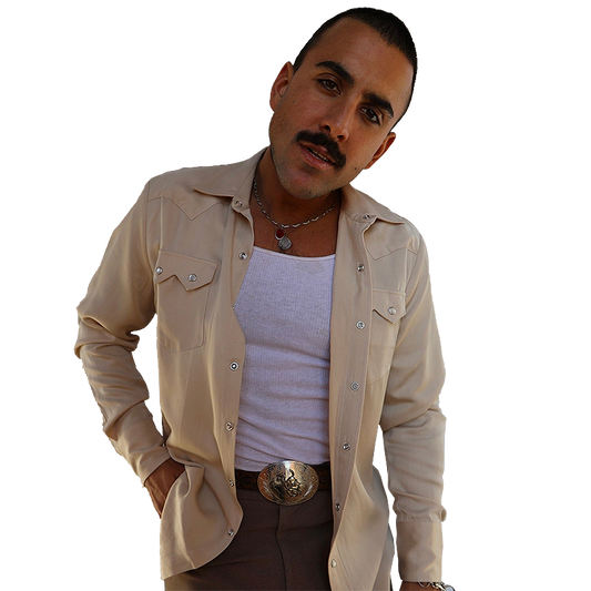 Kansas City Western Shirt, Beige