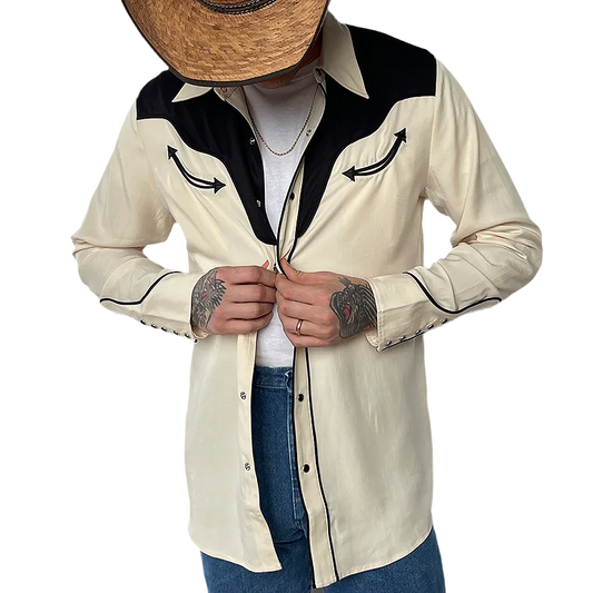 San Juan Western Shirt, Off-White