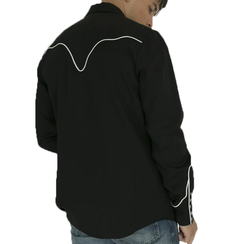 San Fernando Western Shirt, Black