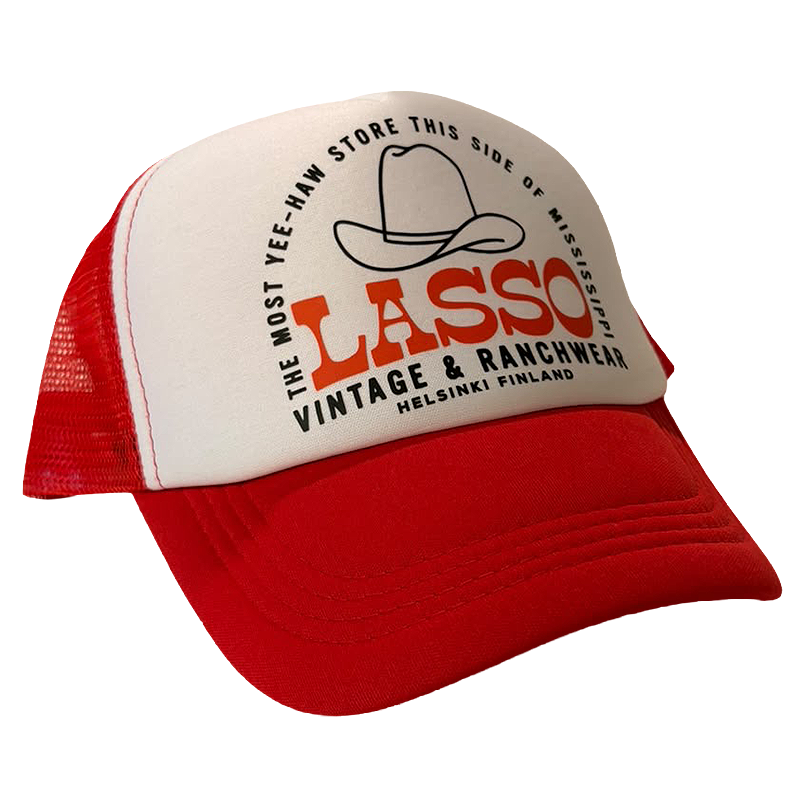 Yee-Haw Store Trucker Cap, Red