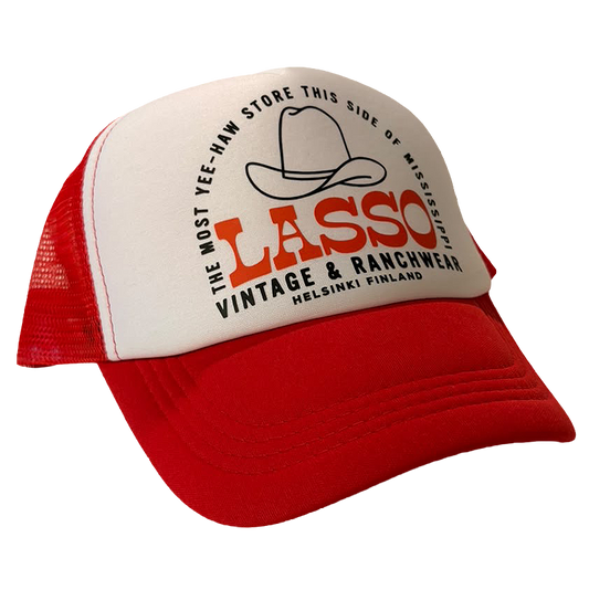 Yee-Haw Store Trucker Cap, Red